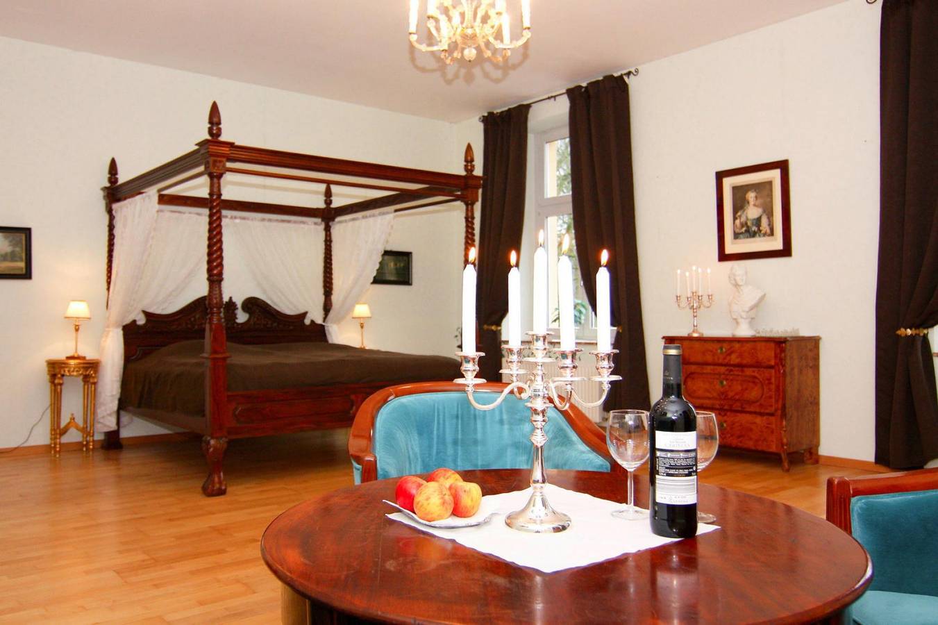 Slottsferie nær Østersjøen og Tressow-sjøen in Bobitz, North-West Mecklenburg (Wismar region)