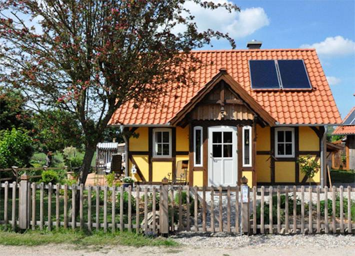 Ferienhaus für 3 Personen, mit Terrasse und Garten in Ulsnis