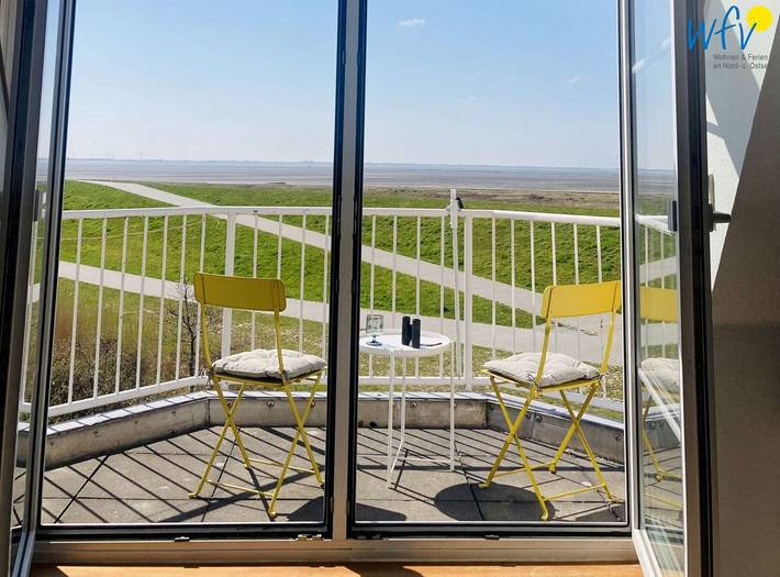 Ferienwohnung für 5 Personen, mit Balkon und Sauna auf Wangerooge