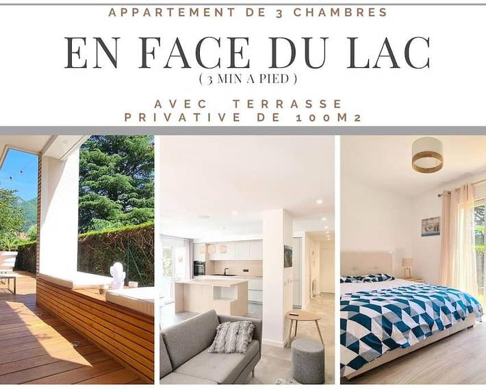 Appartement de vacances pour 6 personnes, avec jardin et vue