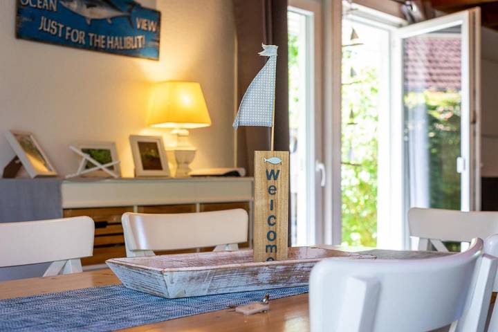 Ferienhaus für 4 Personen, mit Terrasse und Garten