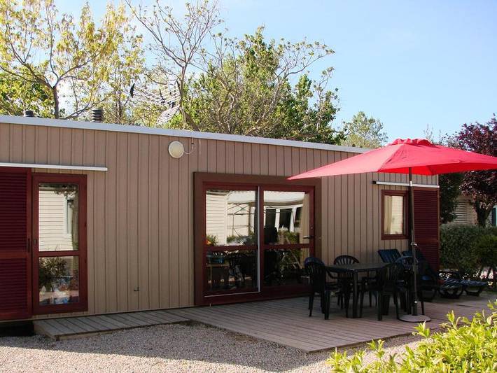 Camping le Rouge Gorge 10' Puy du Fou - Mobilheim 8 personen - Mobilheim 40M² (3 Schlafzimmer - 2 Bäder) Premium Tv Klimaanlage Waschmaschine 6/8 Pers. in Saint-Laurent-sur-Sèvre, Loire-Tal