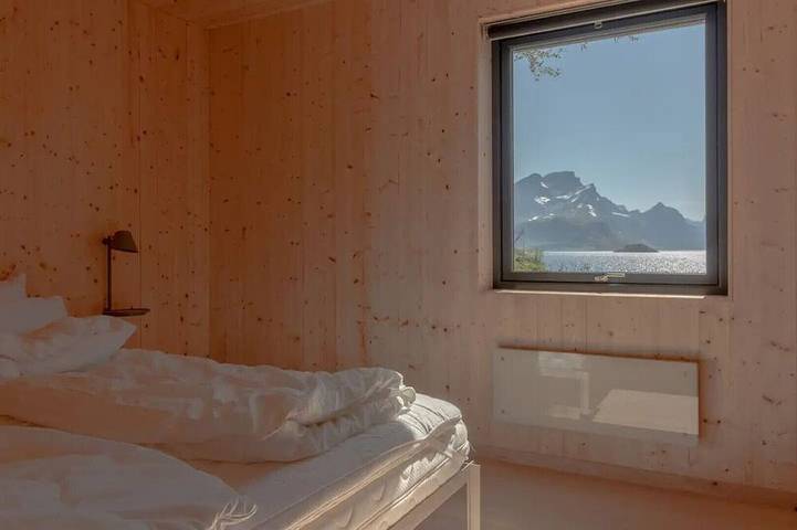 Blockhütte für 8 Personen, mit Balkon und Sauna auf den Lofoten - 3