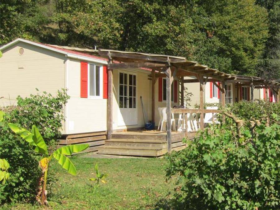 Camping Moulin de David - Mobilheim 5 personen - Privilege 2 Zimmer (Samstag bis Samstag) in Gaugeac, Périgord Pourpre