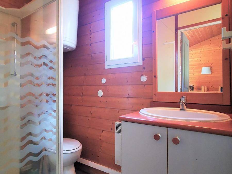 Camping l'Oasis Des Garrigues - Chalet 3 personnes - Lavande 21m² - 2 chambres in Vogüé, Ardèche