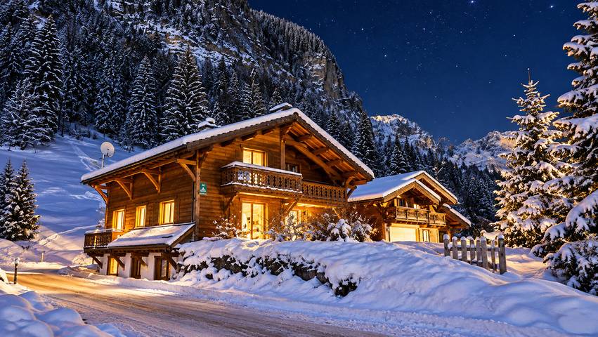 Chalet pour 17 personnes, avec Balcon ainsi que Terrasse et Jardin à Morzine