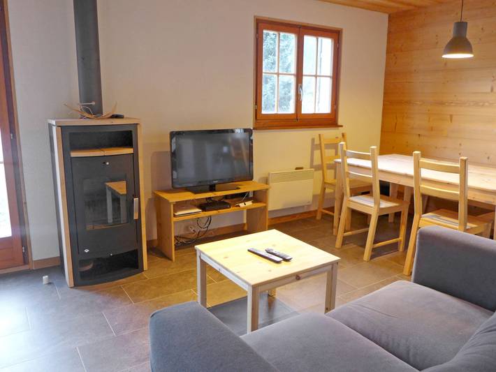 Ferienhaus für 6 Personen, mit Balkon und Terrasse sowie Garten und Ausblick in Kanton Freiburg - 3