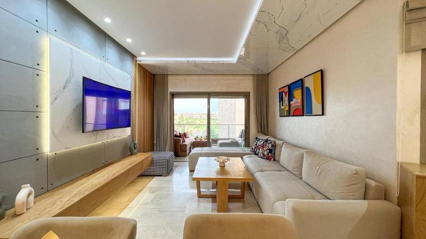 Gîte pour 6 personnes, avec vue et bassin pour enfant ainsi que terrasse et piscine dans The Montgomerie Marrakech
