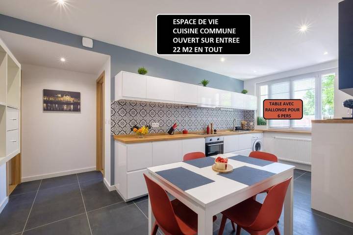 Gîte pour 4 personnes à Tassin-la-Demi-Lune - 4