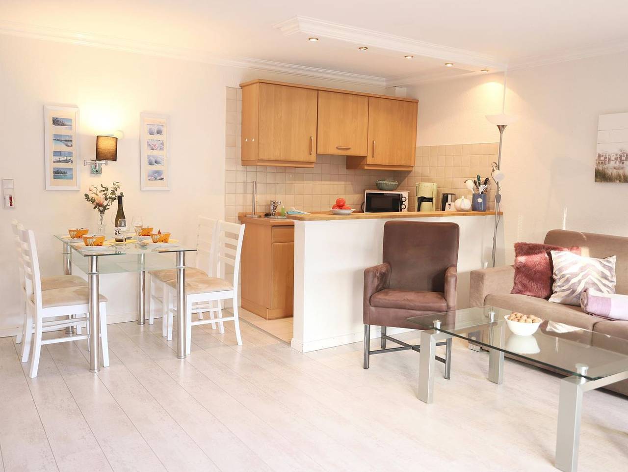 Ganze Wohnung, Ferienwohnung "Söl" in Westerland – Strandnah mit Süd-Terrasse und Strandkorb in Westerland, Sylt (Gemeinde)