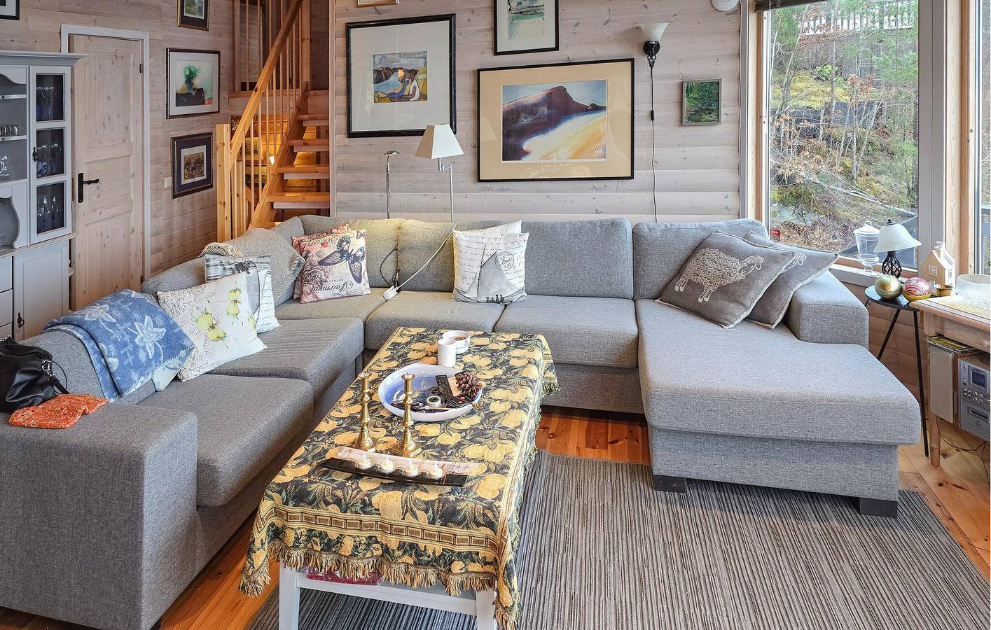Casa de vacaciones para 9 personas con terraza in Kvam