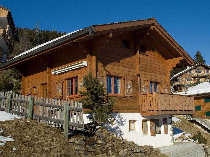 Hütte für 6 Personen, mit Balkon in Riederalp