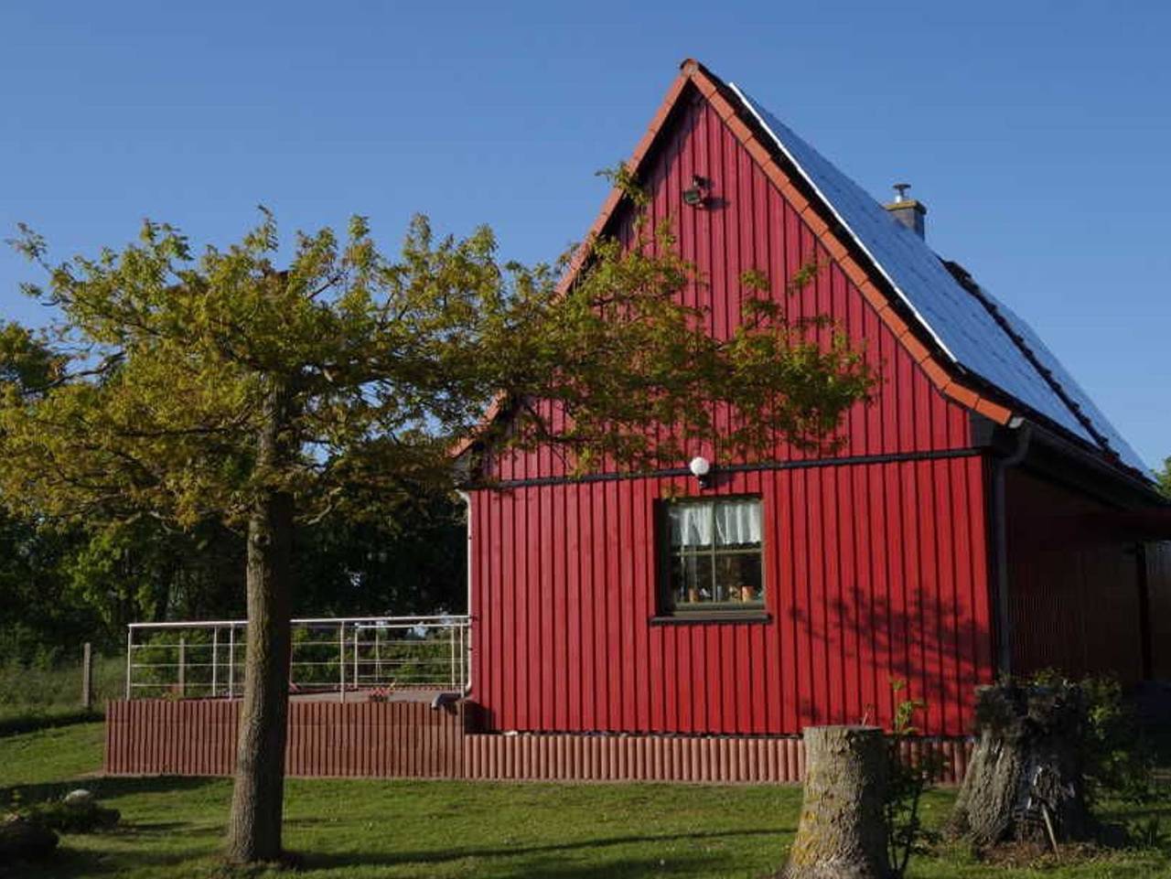 Ferienhaus Darßblick am Bodden in Neuendorf-Heide, Saal