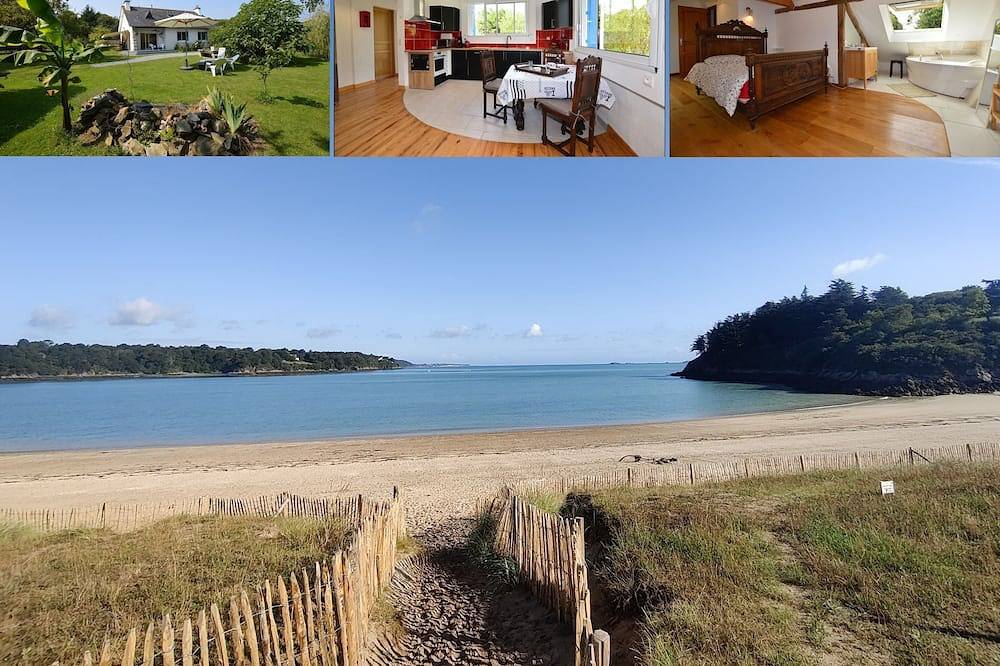 Haus einen Steinwurf vom Meer entfernt, Wifi, Urlaubsgutscheine akzeptiert in Saint-Lunaire, Saint-Malo und Umgebung