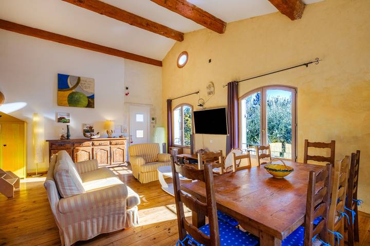 Villa pour 10 personnes, avec jacuzzi et balcon