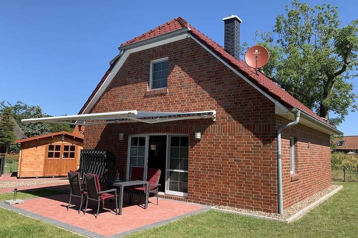 Ferienhaus für 6 Personen, mit Garten und Terrasse in Hagermarsch