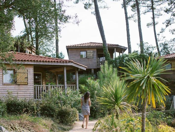 Naturéo Éco Resort - Chalet 4 personnes - Cabane Bali 2ch 4 pers in Seignosse Océan, Seignosse