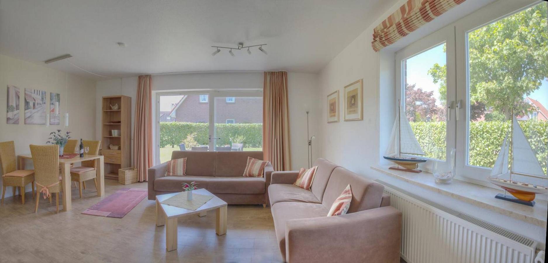Ganze Wohnung, Ferienwohnung Amrumbank mit privater Terrasse, Garten und Wlan in Büsum, Dithmarschen
