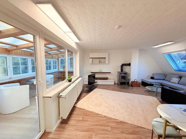 Ferienwohnung für 5 Personen, mit Balkon und Ausblick in Selb