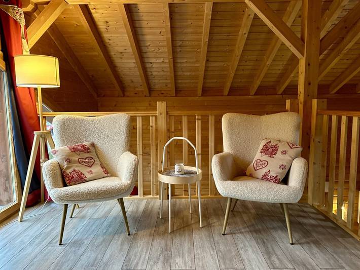 Chalet pour 7 personnes, avec terrasse et jardin