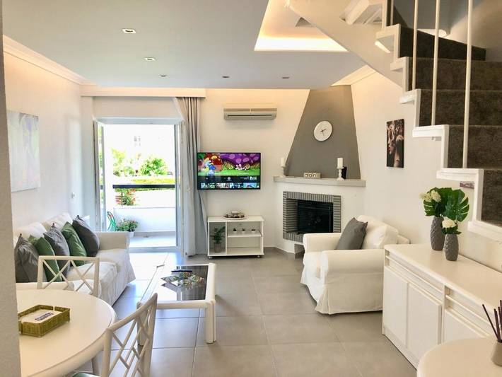 Appartement de vacances pour 5 personnes, avec Balcon et Terrasse ainsi que Jardin et Vue