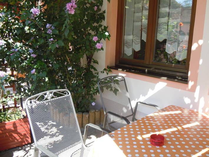 Ganze Wohnung, Ferienhaus Teubner - Ferienwohnung 2 mit Terasse in Merkendorf, Fränkisches Seenland