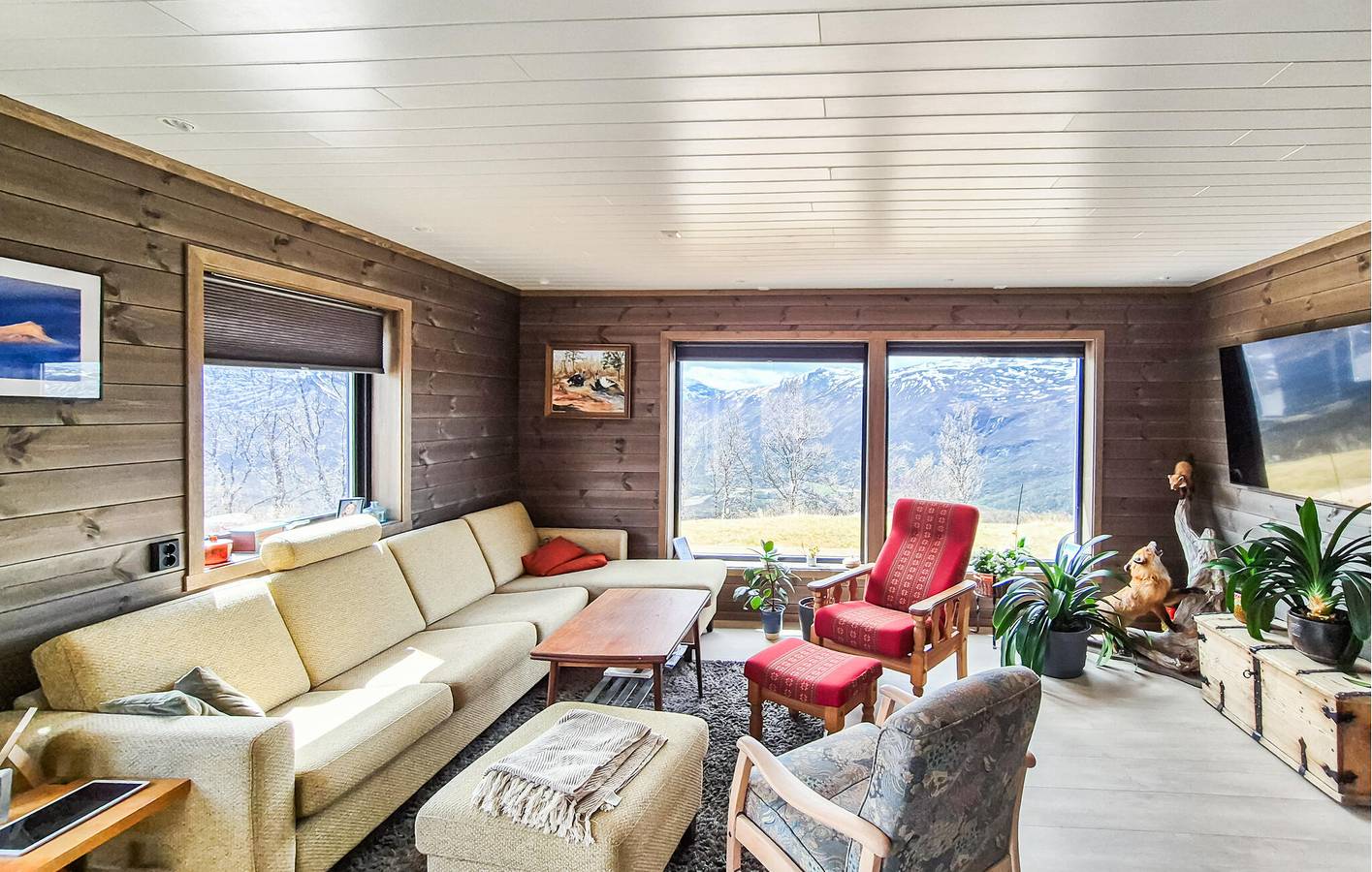 Ferienhaus für 7 Personen mit Terrasse in Lærdal