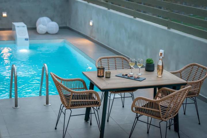 Ferienhaus für 5 Personen, mit Balkon und Ausblick sowie Pool in Zakynthos Stadt - 4
