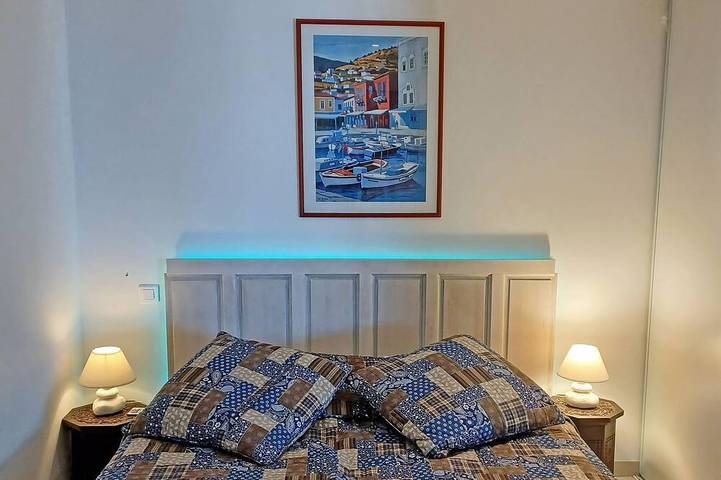 Appartement entier, T4 - 95 m2, Porticcio, jardin, option garage, grande literie 180+160. Wifi Fibre in Porticcio, Grosseto-Prugna