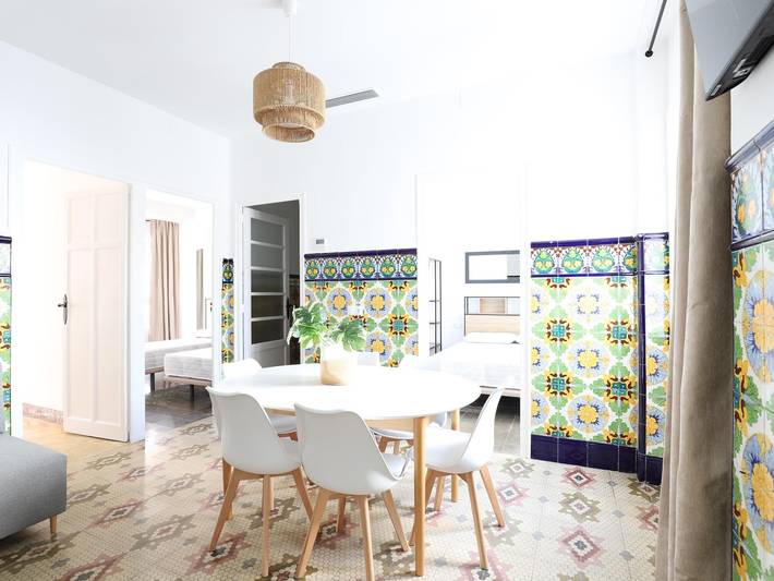 Casa de huéspedes para 6 personas, con terraza en Costa de Valencia