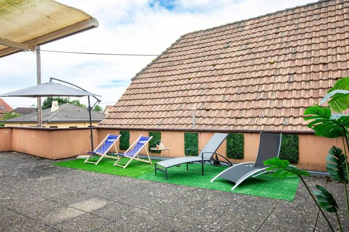 Gîte pour 5 personnes, avec terrasse et jardin à Pfaffenheim - 4