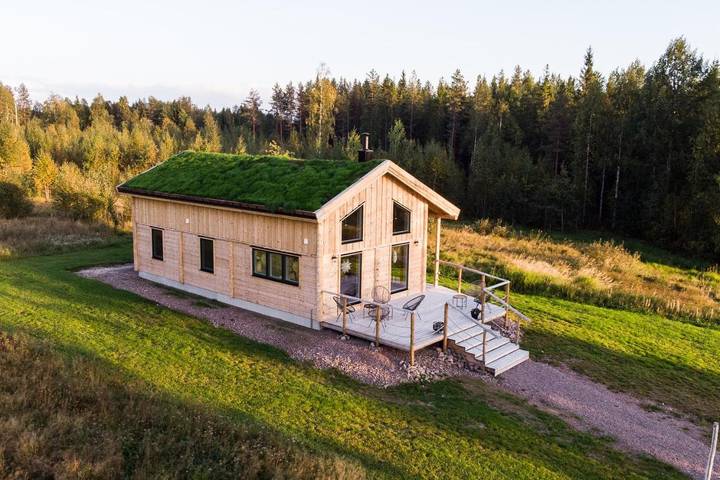 Chalet für 8 Personen, mit Sauna und Garten sowie Terrasse und Ausblick in Lappland (Schweden) - 3