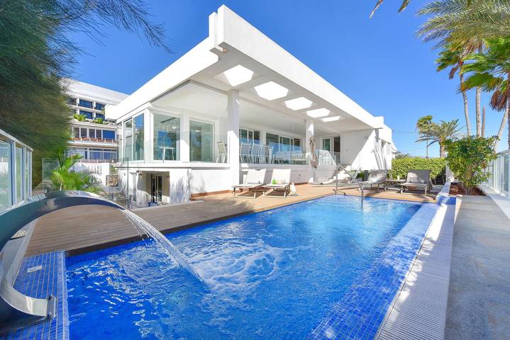 Chalet para 14 personas, con Terraza y Jardín en Meloneras