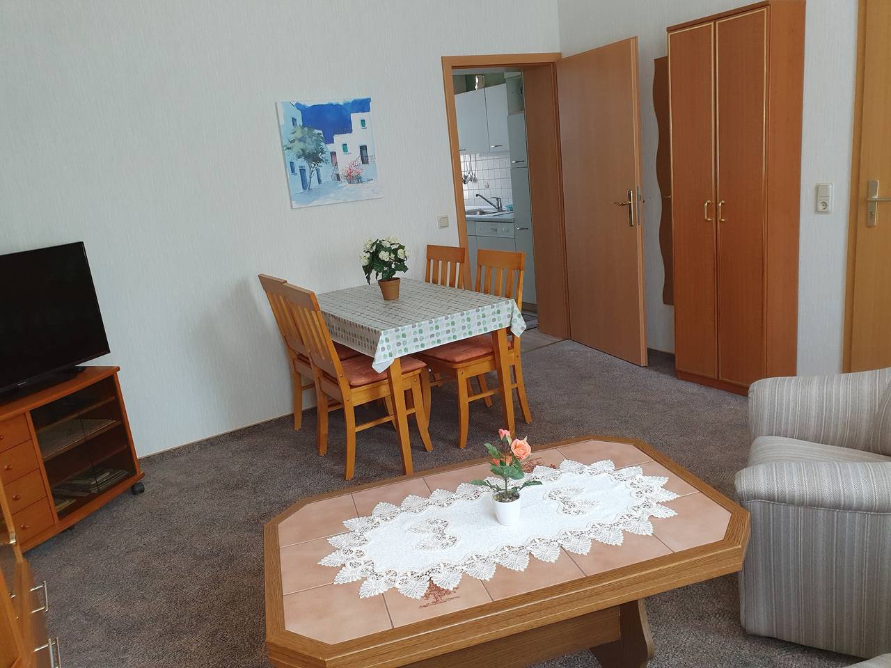 Ganze Ferienwohnung, Ferienwohnung 1, unten in Bad Wilsnack, Prignitz