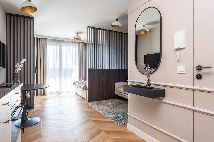 Apartament wakacyjny dla 2 osób, z balkon w Wawer