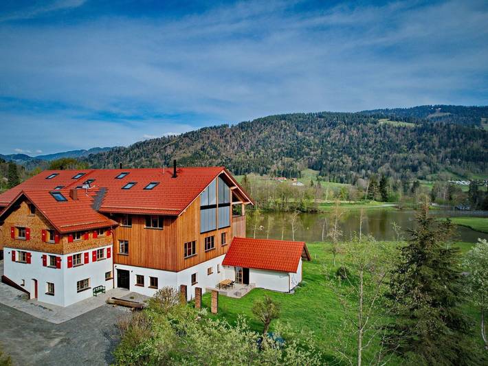 Hütte für 4 Personen, mit Garten und Whirlpool, kinderfreundlich in Oberstaufen - 2
