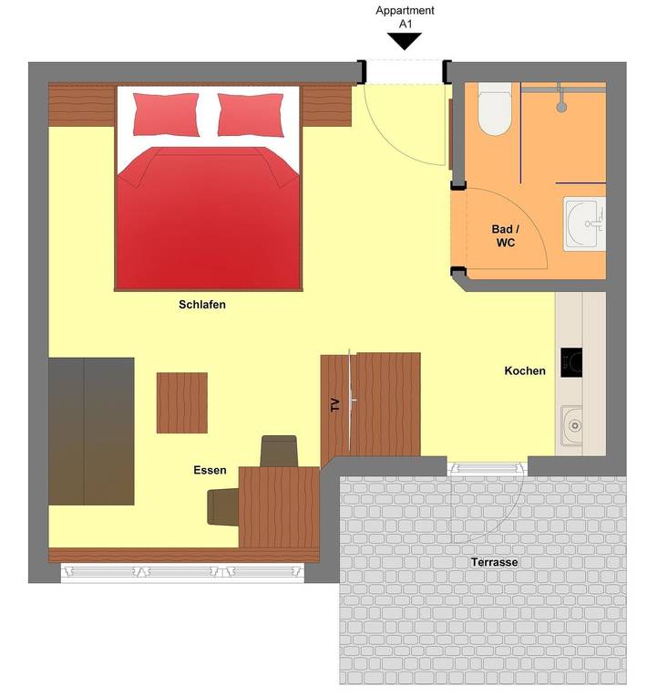 Ferienwohnung für 2 Personen, mit Sauna und Garten sowie Terrasse, mit Haustier in Maria Alm - 4