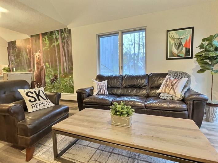 Vacation rental for 6 people, with pool and sauna as well as yard and hot tub in Killington