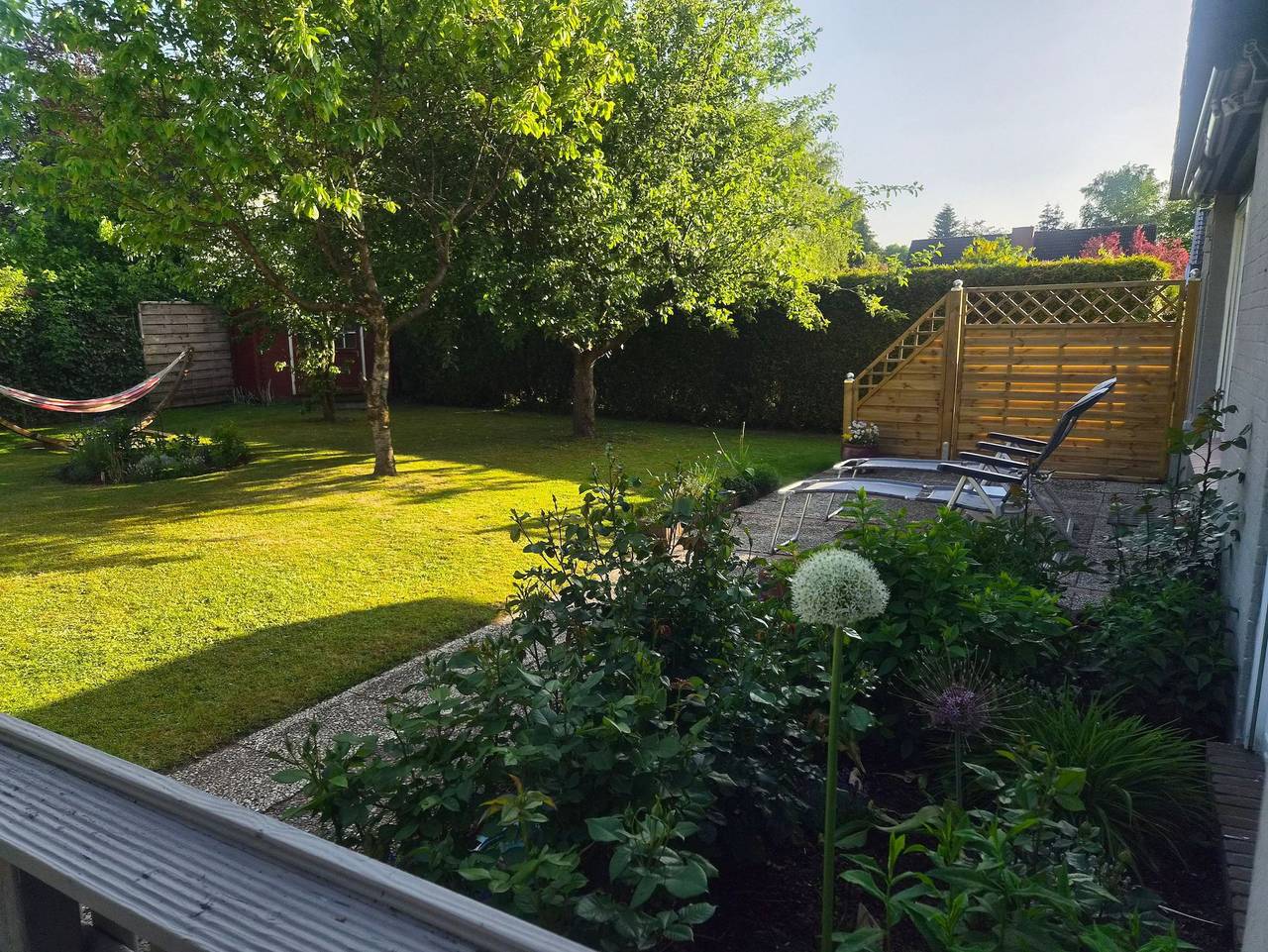 Ganze Ferienwohnung, Ferienhaus Wilma Luise - mit sonniger Terrasse - Jürgensen, Sonja -Ferienhaus Wilma Luise in Handewitt, Grünes Binnenland