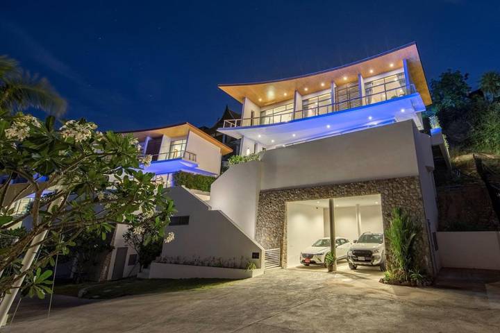 Villa pour 6 personnes, avec piscine ainsi que jardin et jacuzzi dans Koh Samui