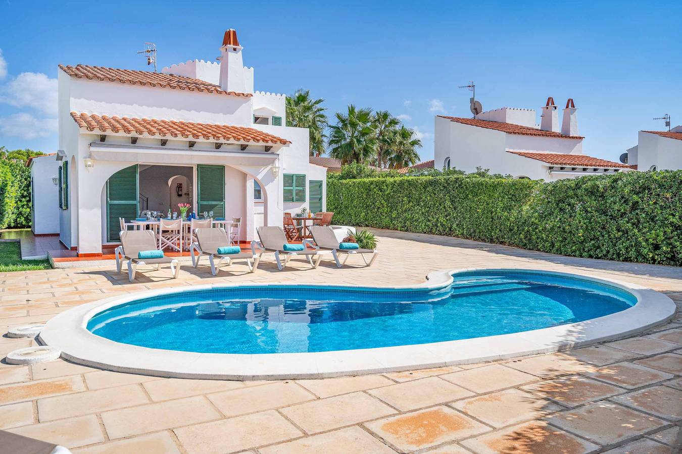 Villa pour 6 personnes avec terrasse in Cap d'Artrutx, Ciutadella