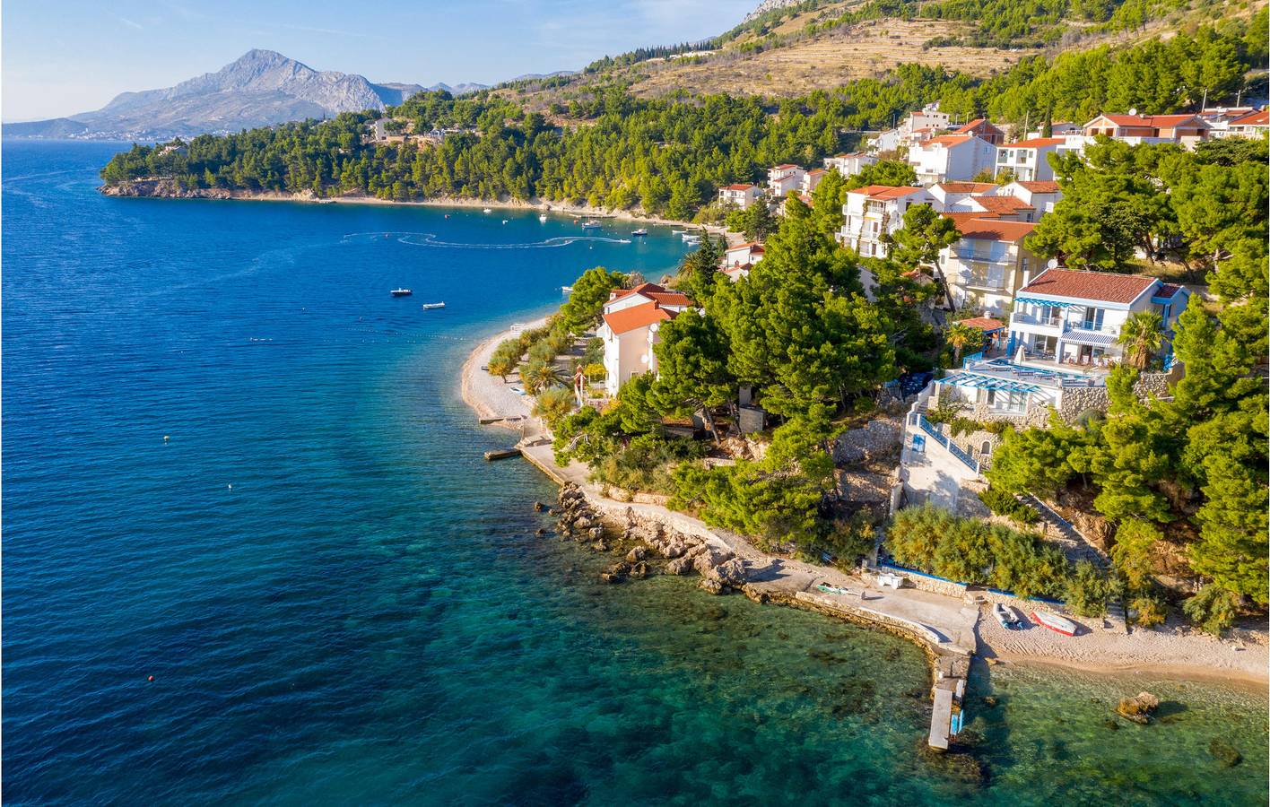 Dom dla 10 osób z taras in Stanici, Żupania splicko-dalmatyńska