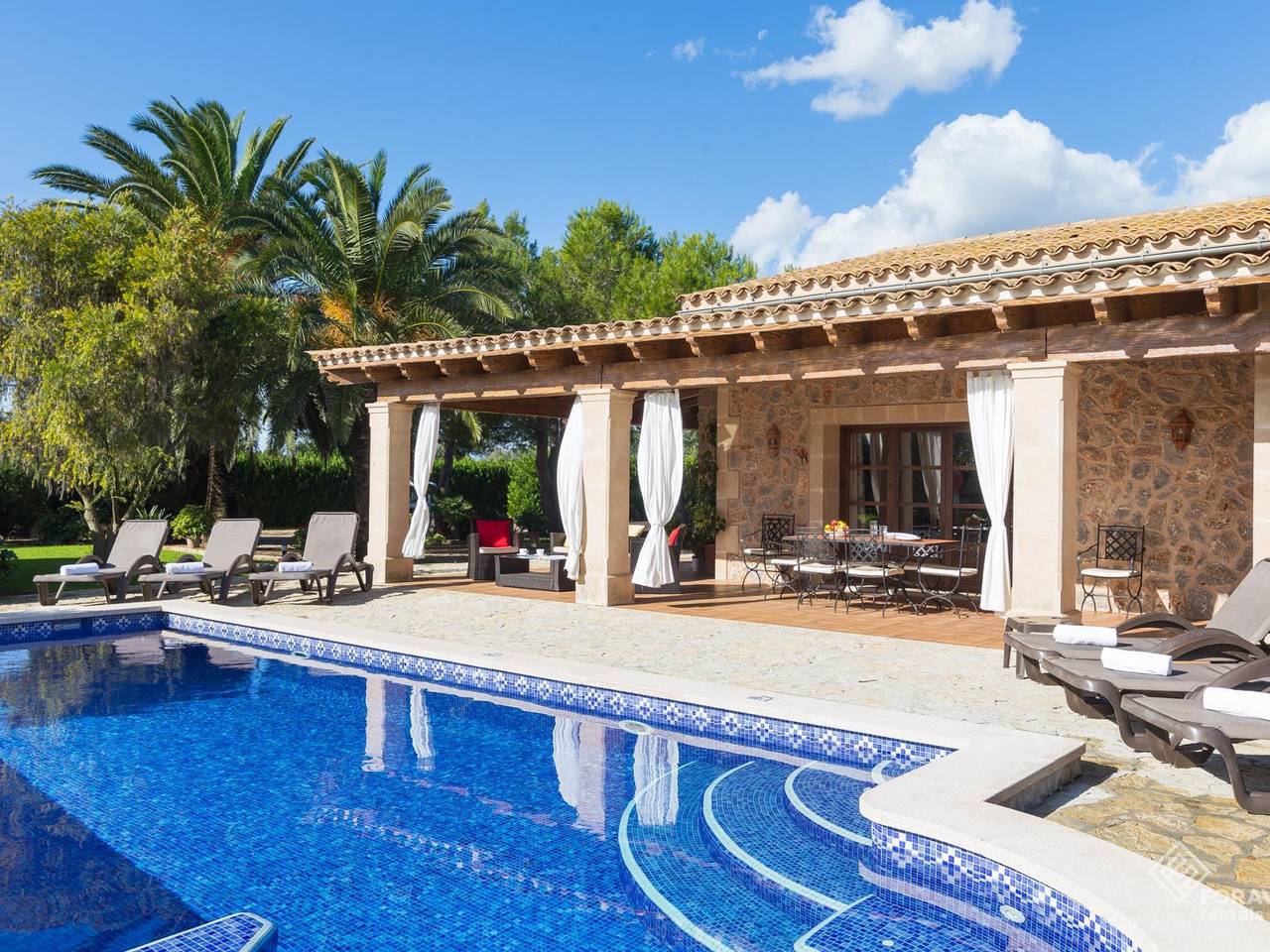 Son March - Spektakuläre Villa mit Pool und Garten am Rande von Sa Pobla in Sa Pobla, Mallorca Norden