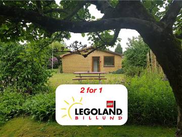 Ferienwohnung für 6 Personen, mit Ausblick und Garten in Billund