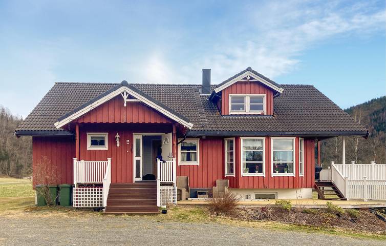 Ferienhaus für 8 Personen mit Ausblick in Stjørdal