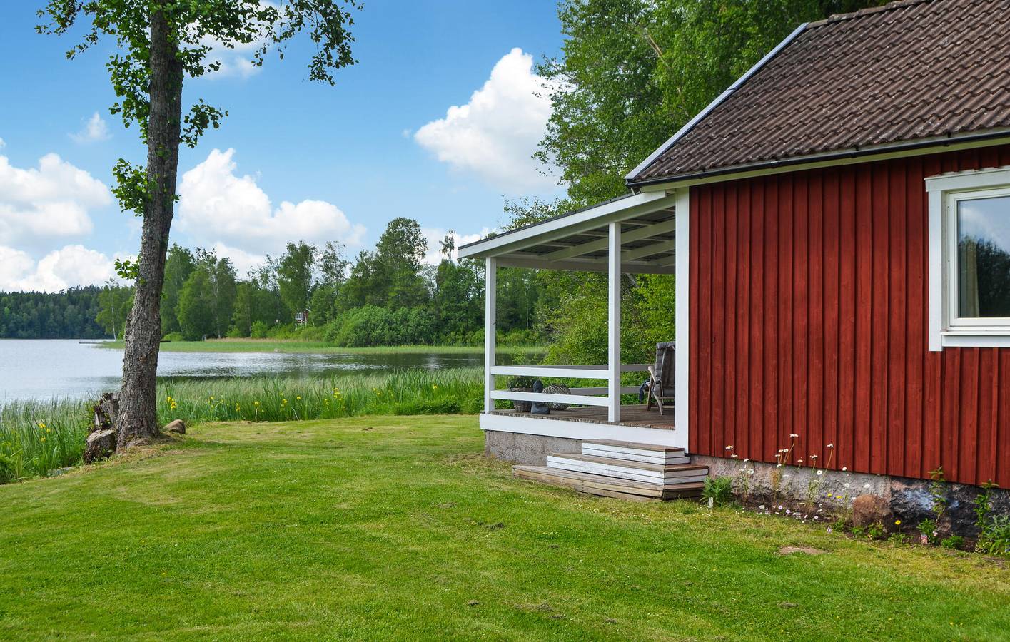 Maison de vacances pour 4 personnes avec vue sur le lac in Région de Jönköping
