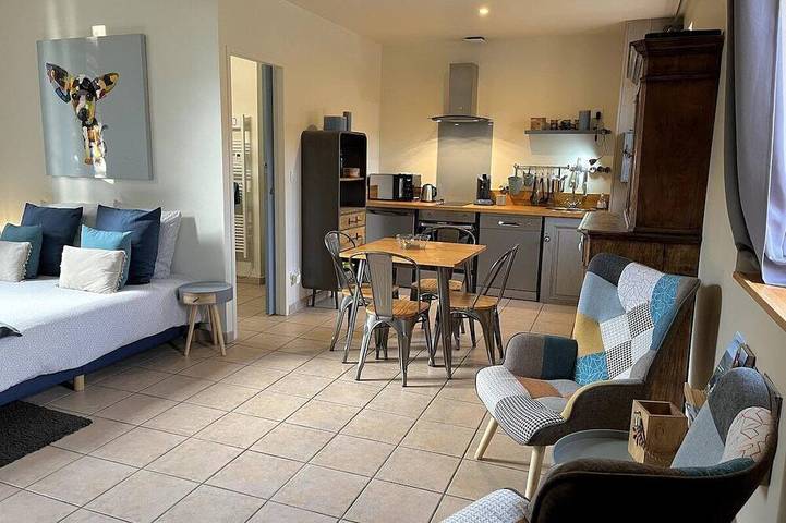 Appartement de vacances pour 2 personnes, avec terrasse et jardin
