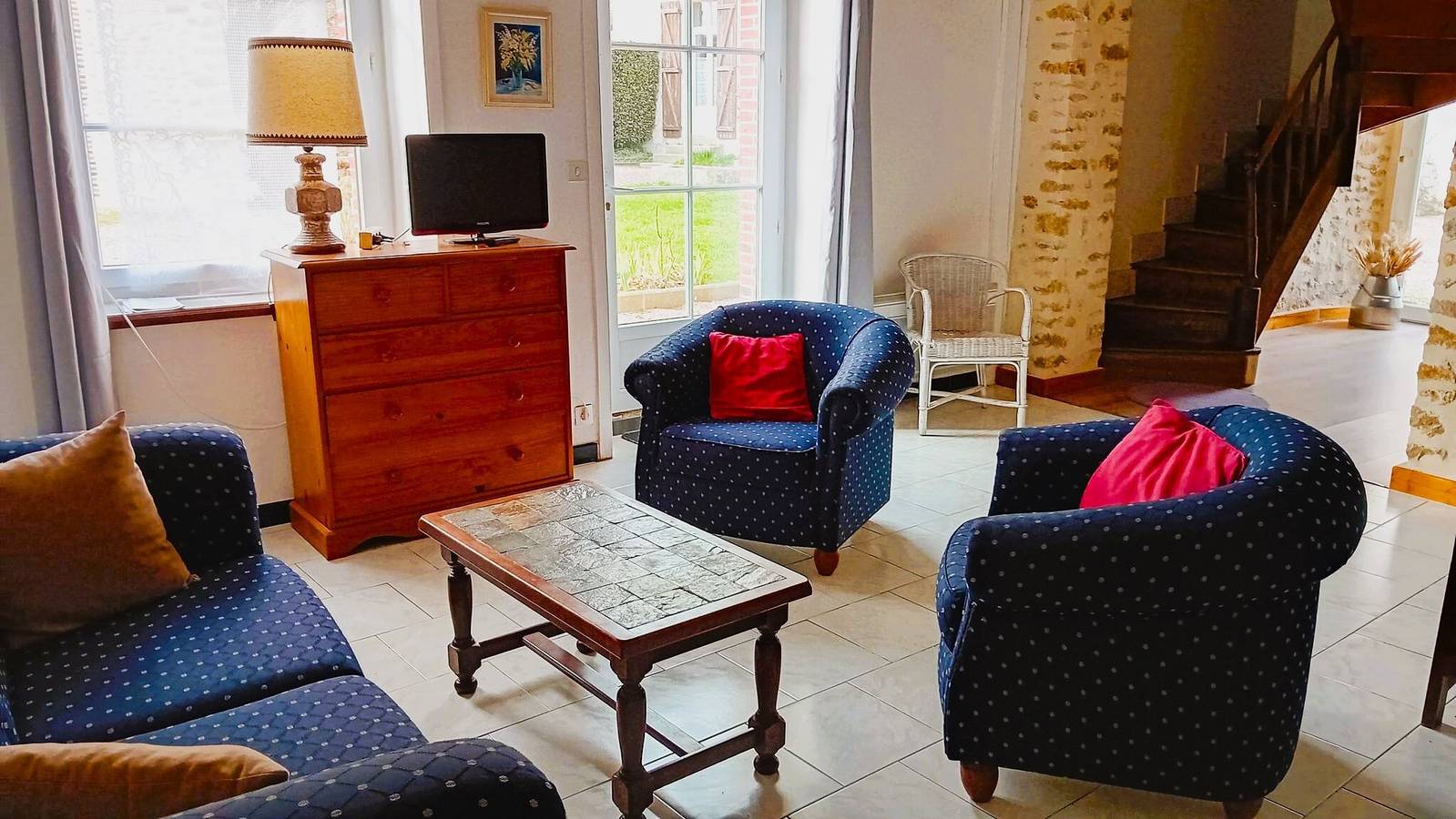 Landhaus mit privater Terrasse, eigenem Garten und Wlan in Sainte-Scolasse-sur-Sarthe in Sainte-Scolasse-sur-Sarthe, Alençon und Umgebung