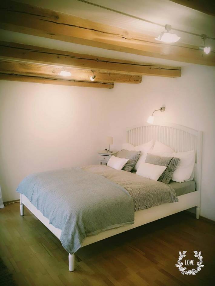 Ferienwohnung für 4 Personen, mit Terrasse und Garten sowie Sauna und Ausblick in Weiden am See