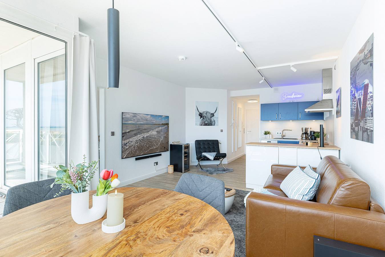 Ganze Ferienwohnung, Haus Panorama Laboe Beachview in Kieler Förde, Laboe